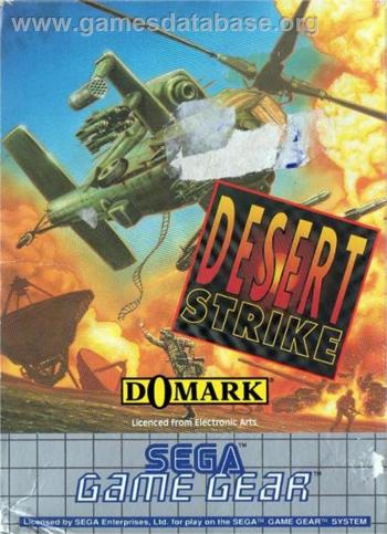 Cover Desert Strike - Return to the Gulf for Game Gear